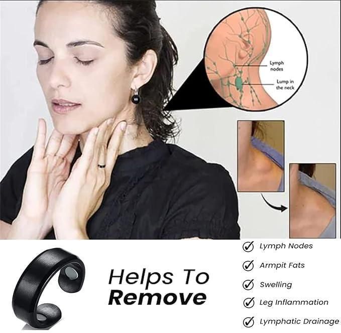 1 Pcs Lymphatic Drainage Therapeutic Magnetic Ring for Men and Women